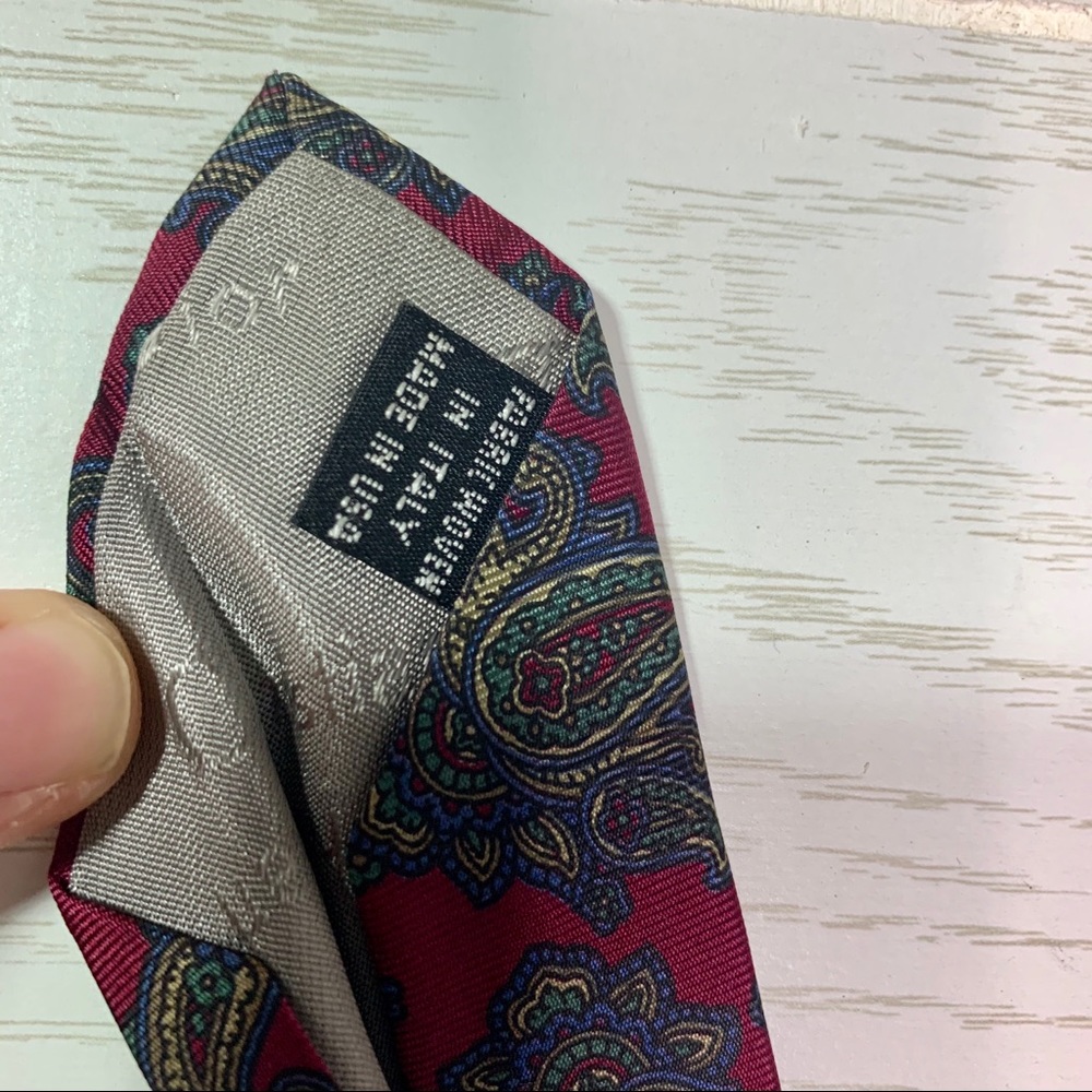 Rare Vintage Christian Dior Monsieur Silk Necktie - Picture 4 of 4